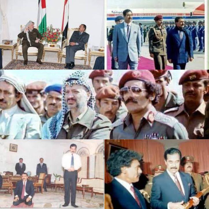 علي عبدالله صالح وصدام حسين والقضية الفلسطينية